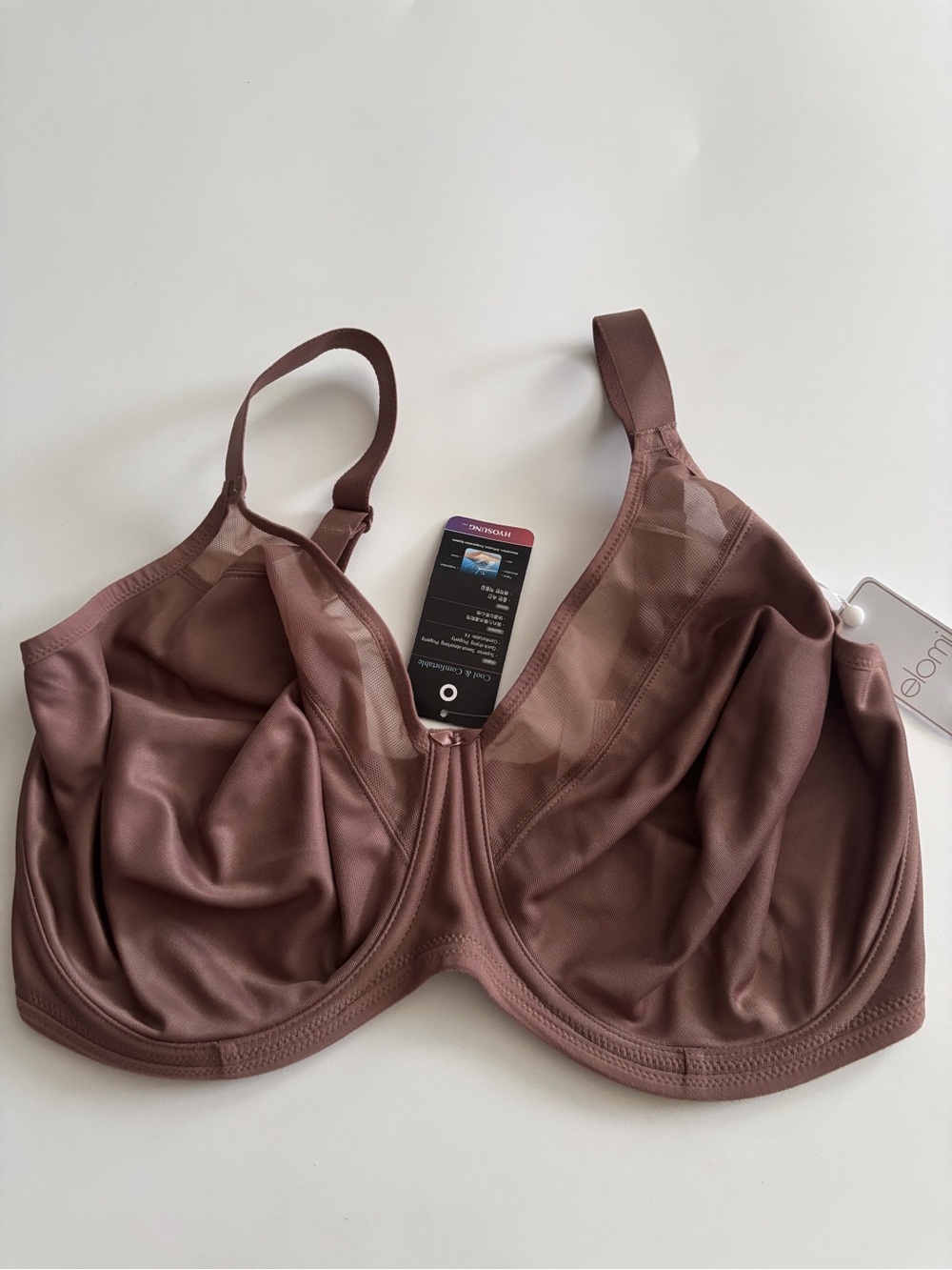 Elomi NWT Bra Smooth Underwire Unlined Molded Bra Clove El4301CVE US 40I